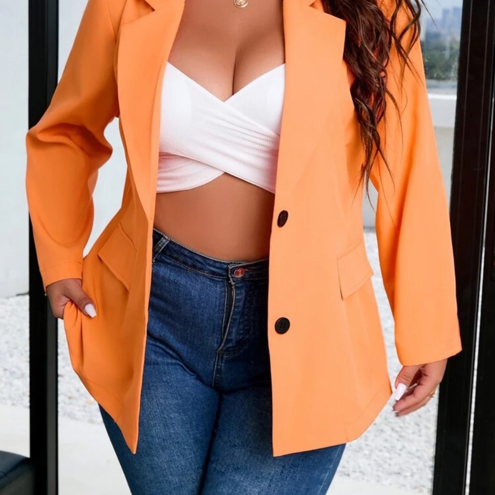 Orange Women's Blazer